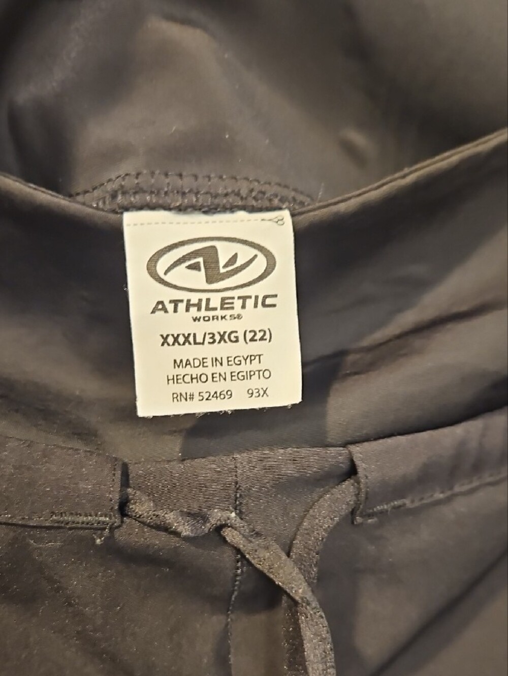Athletic Works Black Cargo Joggers with Side Pockets - Picture 2 of 4